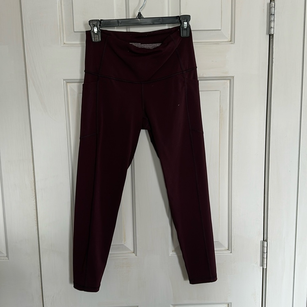 Victoria Secret Maroon Leggings Size Small